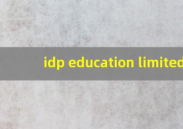 idp education limited